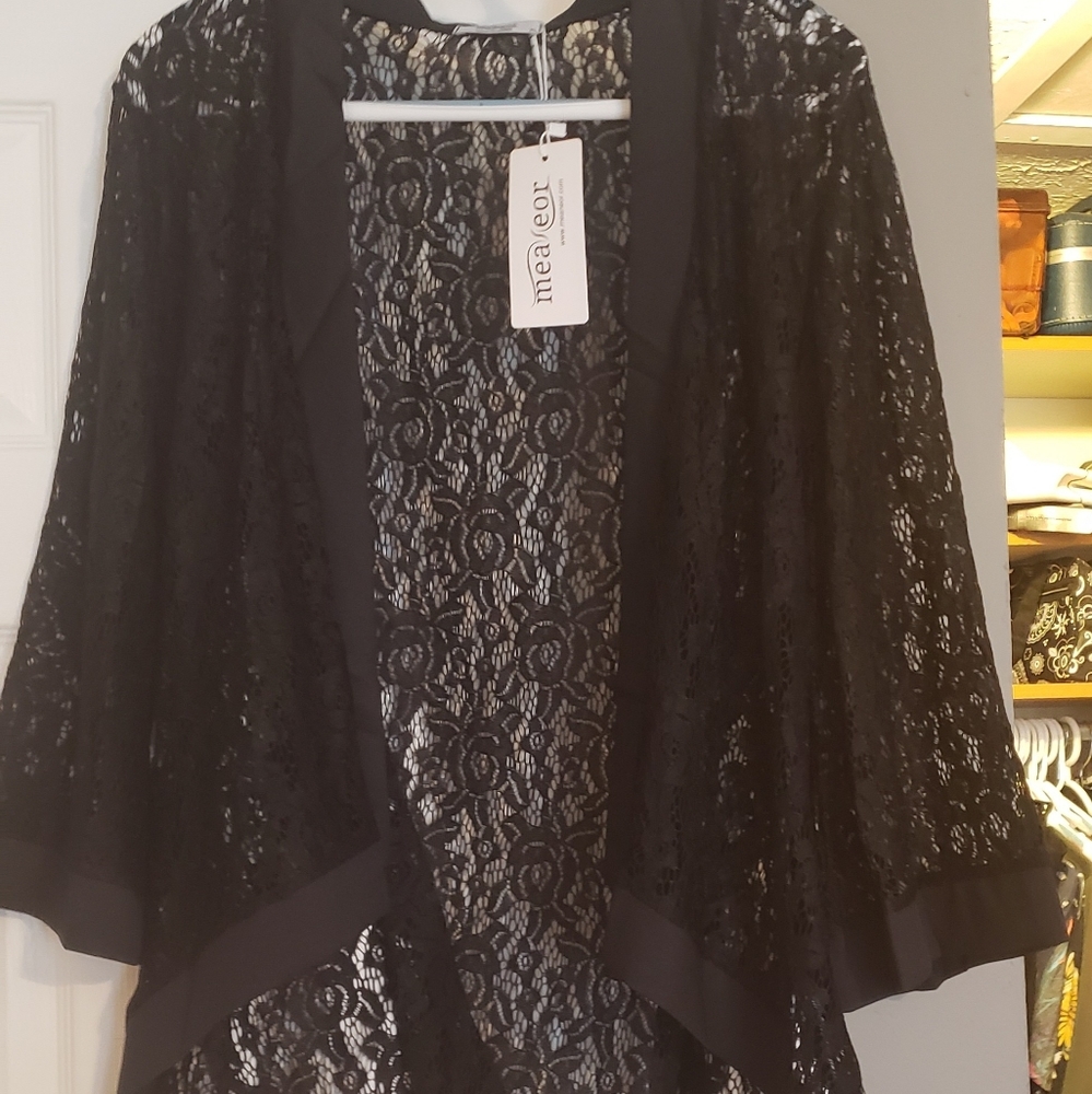 Black lace jacket